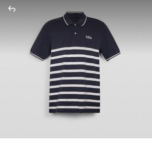 Men's Coach Stripe Piqued Polo